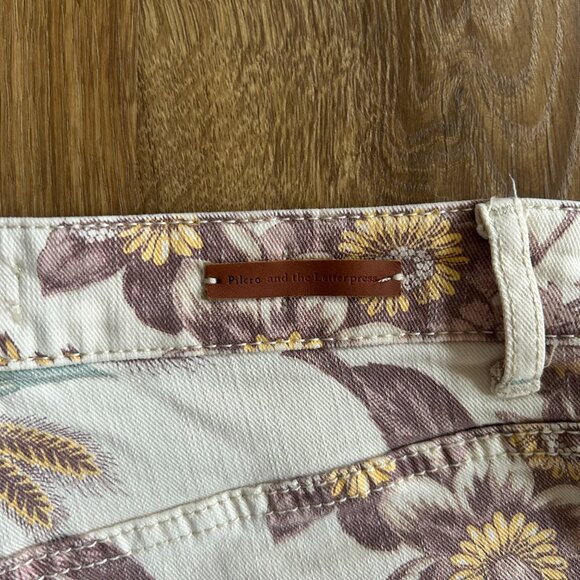 Anthropologie Vintage Style High Waisted Button Fly Bootcut Jeans Size 26 - Picture 11 of 13